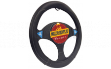 Image for BLACK SPORTS STEERING WHEEL COVER 37-39CM