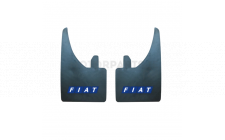 Image for MUD FLAPS (PAIR) FIAT (BLUE/WHITE)