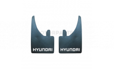 Image for MUD FLAPS (PAIR) HYUNDAI (WHITE)