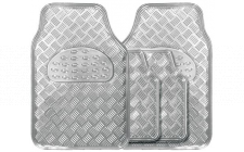 Image for SILVER CHECKER PLATE MAT SETS