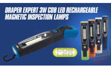 Image for DRAPER EXPERT RECHARGEABLE COB LED INSP. LAMP GREEN