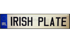 Image for Single Legal Standard Number Plate