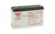 Image for NP Series- 10.0 Ah 6v- Valve Regulated Lead-Acid Battery-  151 x 50 x 97.5mm NP10-6