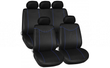 Image for ALABAMA SEAT COVER SET -BLACK/BLUE