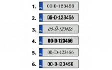 Image for Custom Number Plate - Just Add your Numbers