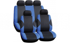 Image for ARKANSAS SEAT COVER SET -BLACK/BLUE