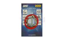 Image for MAYPOLE BREAKAWAY CABLE RED 1M x 2mm DP