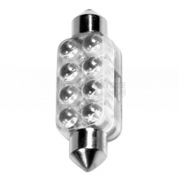 Image for 8 LEDS ROOM LIGHT FESTOON 13MM X44MM BLUE FESTOON