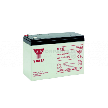 Image for NP Series- 7.0 Ah 12v- Valve Regulated Lead-Acid Battery-  151 x 65 x 97.5mm NP7-12