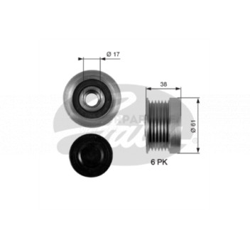Image for Over-Running Alternator Pulley