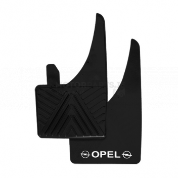 Image for MUD FLAPS (PAIR) OPEL (WHITE)