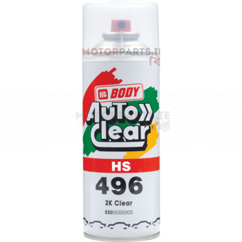 Image for 496 SPRAY (AEROSOL) 2K CLEAR COAT 400ml