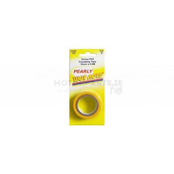 Image for TAPE INSULATING PVC YELLOW 19MM