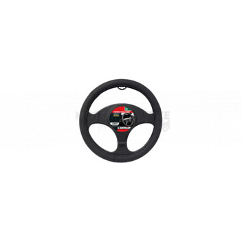 Image for STEERING WHEEL COVER - MATT BLACK