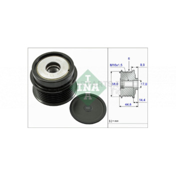Image for Over-Running Alternator Pulley