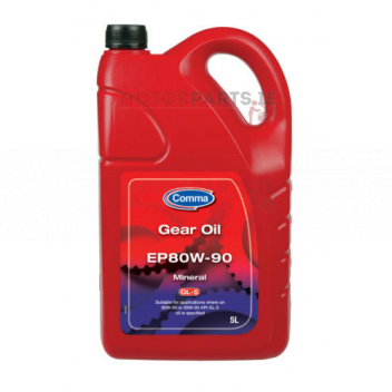 Image for COMMA GEAR OIL EP80W90 GL5 5LTR