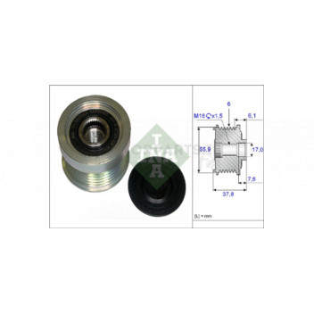 Image for Over-Running Alternator Pulley