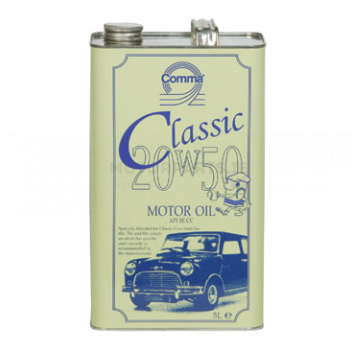 Image for COMMA CLASSIC MTR OIL 20W50 5LTR