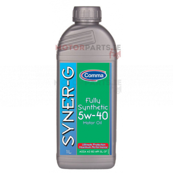 Image for COMMA SYNER-G 5W-40 1LTR