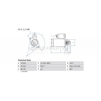 Image for Starter Motor