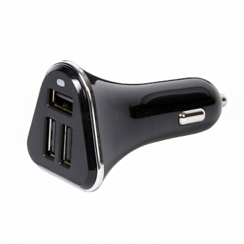 Image for 3 WAY SMART USB IN CAR CHARGER 12/24V 6.8 AMP