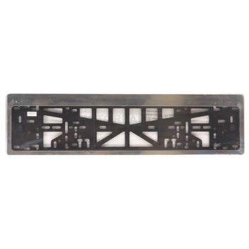 Image for UNIVERSAL STAINLESS STEEL NUMBER PLATE SURROUND -WITH BACKING