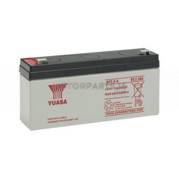 Image for NP Series- 2.8 Ah 6v- Valve Regulated Lead-Acid Battery-  134 x 34 x 64mm NP2.8-6