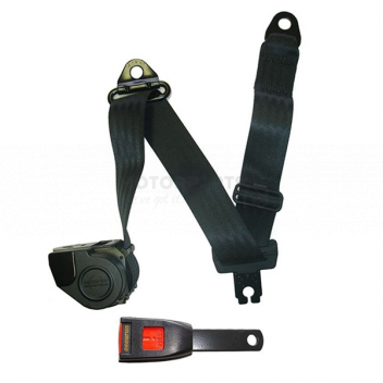 Image for AUTOMATIC SEAT LOOPED BELT-4 POINT WITH 15CM BUCKLE METAL STALK