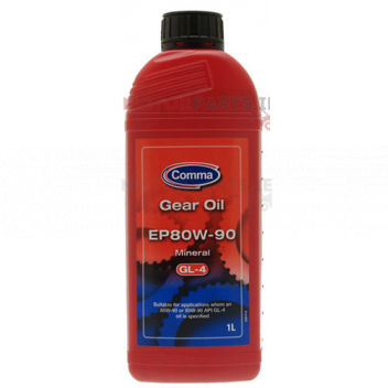 Image for COMMA GEAR OIL EP80/90 GL4 1LTR