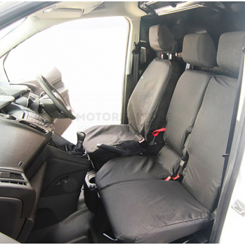 Image for CONNECT TREND 2014 ONWARDS TAILORED SEAT COVERS - BLACK