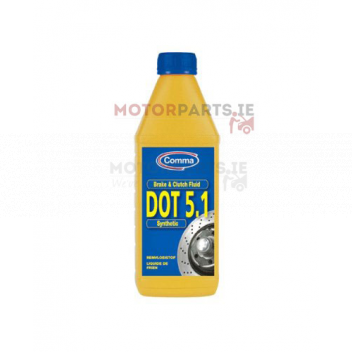 Image for COMMA DOT 5.1 BRAKE FLUID 1LTR