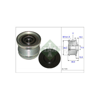 Image for Over-Running Alternator Pulley
