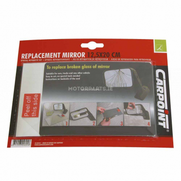 Carpoint Mirror repair kit 12,5x20cm