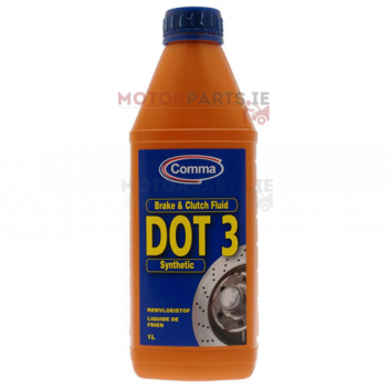 Image for COMMA DOT 3 BRAKE FLUID 1LTR