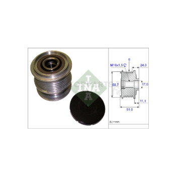 Image for Over-Running Alternator Pulley