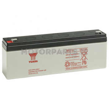 Image for NP Series- 2.3 Ah 12v- Valve Regulated Lead-Acid Battery-  178 x 34 x 64mm NP2.3-12