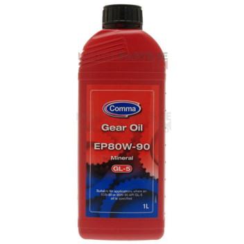 Image for COMMA GEAR OIL EP80W90 GL5 1LTR