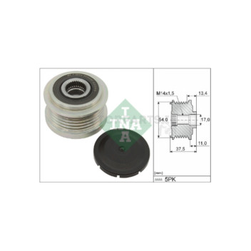 Image for Over-Running Alternator Pulley