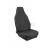 Image for 3D STRETCH UNIVERSAL SEAT COVER FRONT - BLACK