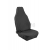 Image for 3D STRETCH UNIVERSAL SEAT COVER FRONT - GREY