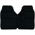 Image for 4 PIECE BLACK VELOUR MAT SET WITH BLACK BIND