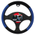 Image for STEERING WHEEL COVER BLACK:BLUE