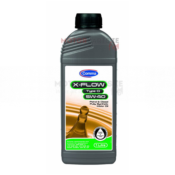 COMMA X-FLOW TYPE G 5W40 1LTR image