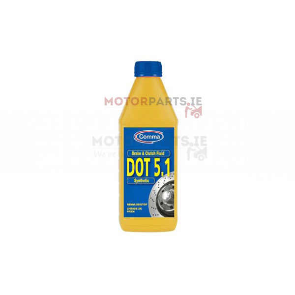 COMMA DOT 5.1 BRAKE FLUID 1LTR image