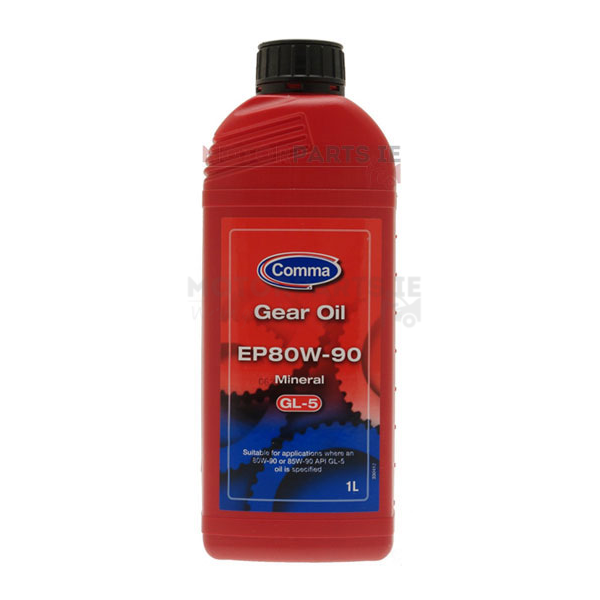 COMMA GEAR OIL EP80W90 GL5 1LTR image